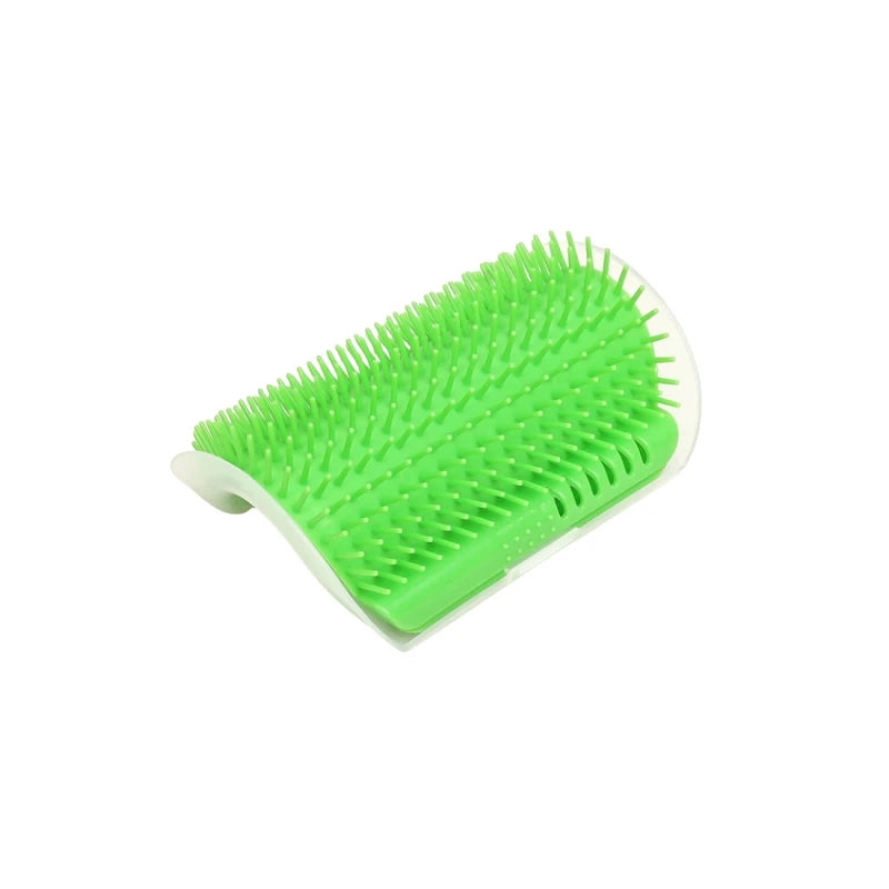 brosse-angle-pour-chat-vert